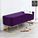 Luxury Wooden stool 3 Seater With Steel Stand -332