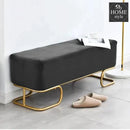 Luxury Wooden stool 3 Seater With Steel Stand -333