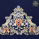 Mariana Centered Embroidered Motif Duvet Cover Set Navy