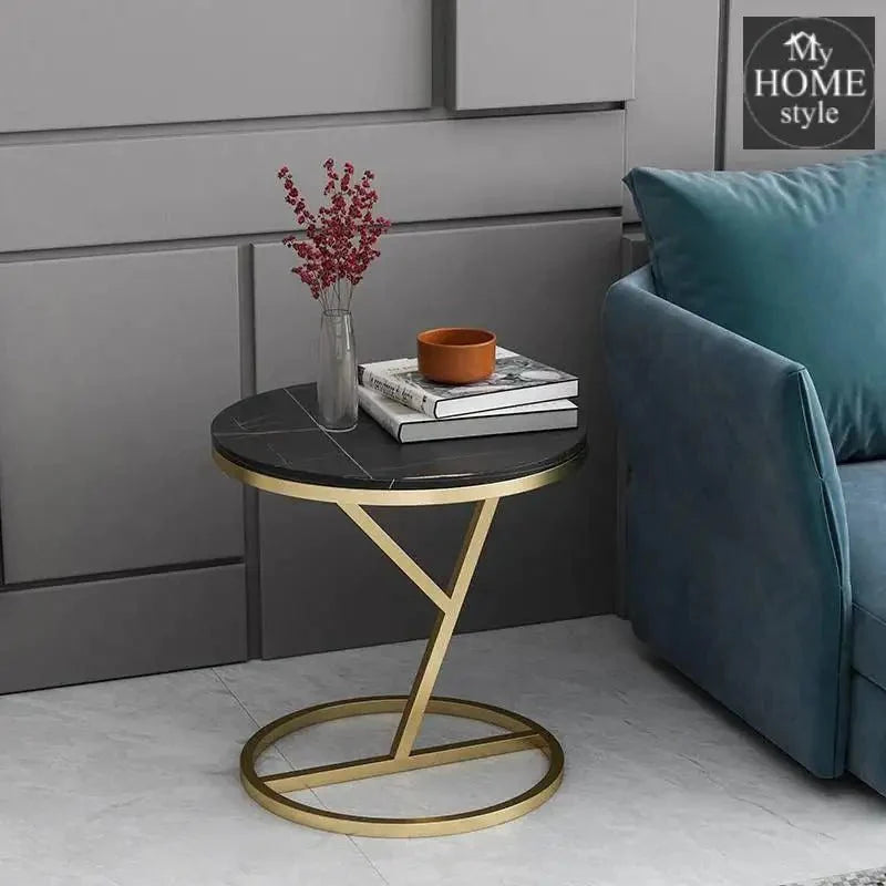 Modern Metal Side Table Black