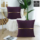 MODERN SEQUENCE VELVET CUSHIONS