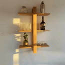 Natural Luxury Wooden Wall Shelves - 1493