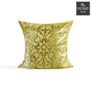 PACK OF 2 VELVET GOLDEN CUSHION COVER WITH GOLDEN MOTIF