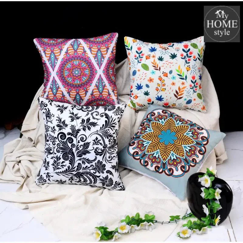 Pack of 4 Duck Digital Printed Cushion covers