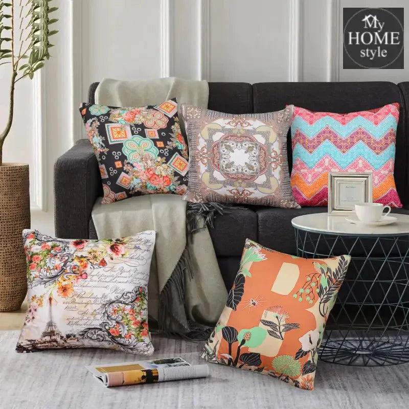 Pack of 5 Duck Digital Printed Cushion covers