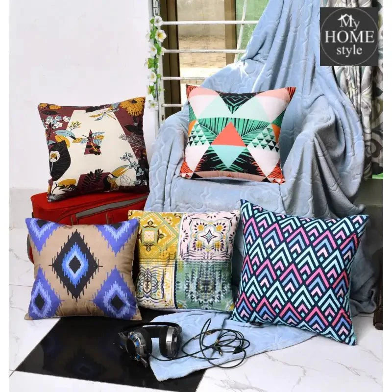 Pack of 5 Duck Digital Printed Cushion covers