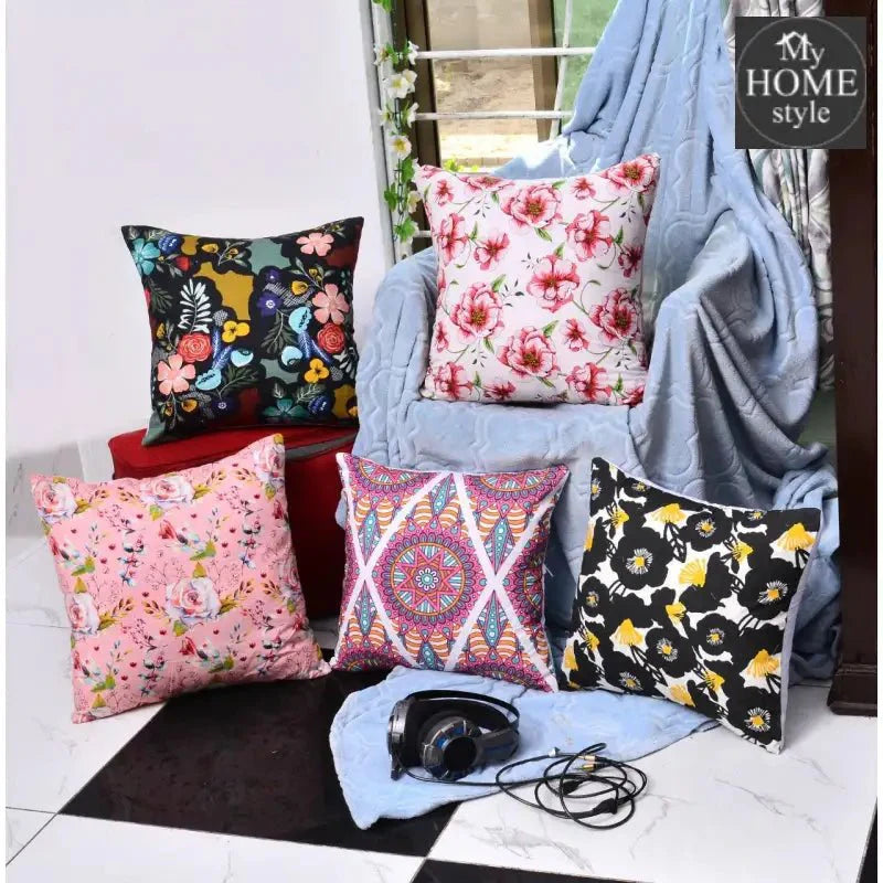 Pack of 5 Duck Digital Printed Cushion covers