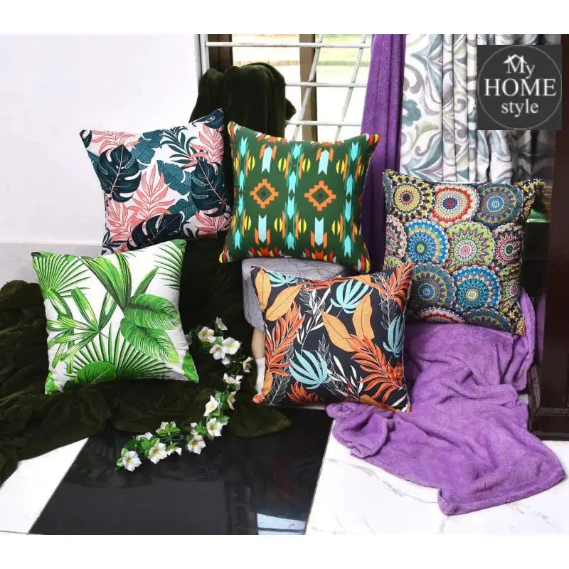 Pack of 5 Duck Digital Printed Cushion covers