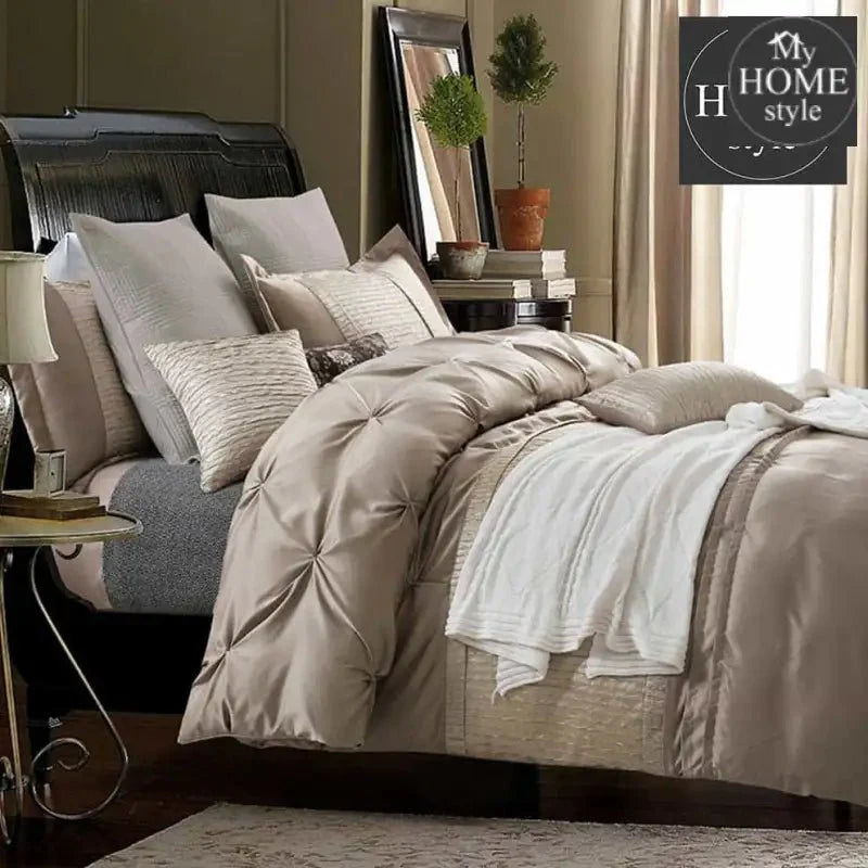 Pintuck Luxury Bridal Set with Pleated bottom