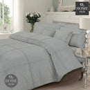 Pleated Duvet Set pieces in Light Grey Color