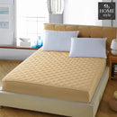 Quilted Waterproof Mattress Protector - Beige