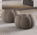 Round Pouffe Luxury Ottoman Stool- 1491