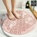 Round Pvc e Bathroom Mat Hydrophobic Suction Cup Mat Bathroom Mage Mat- 022