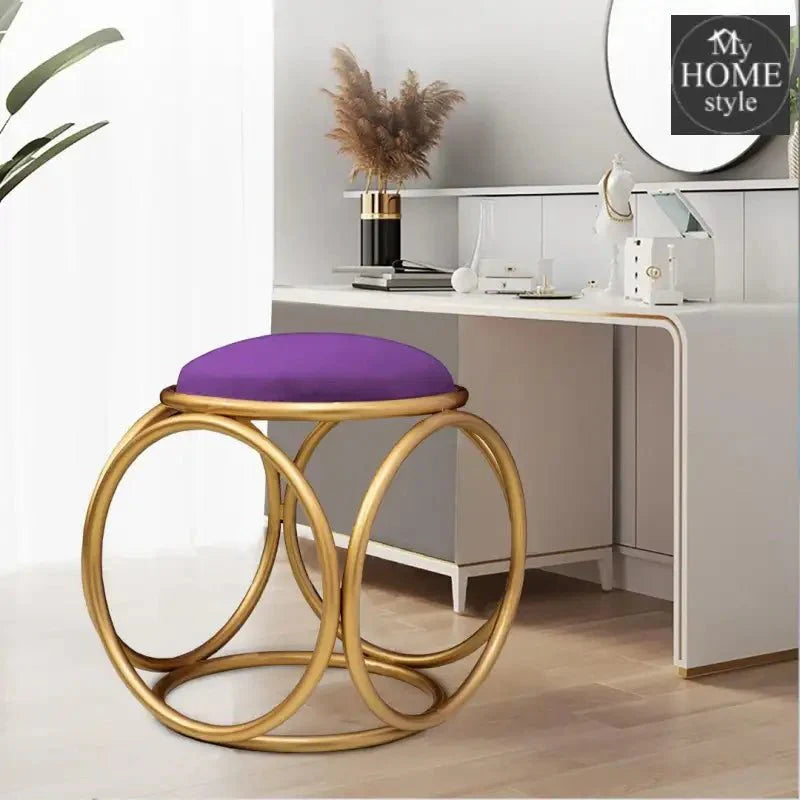 Round stool 1 Seater With Steel Stand -364