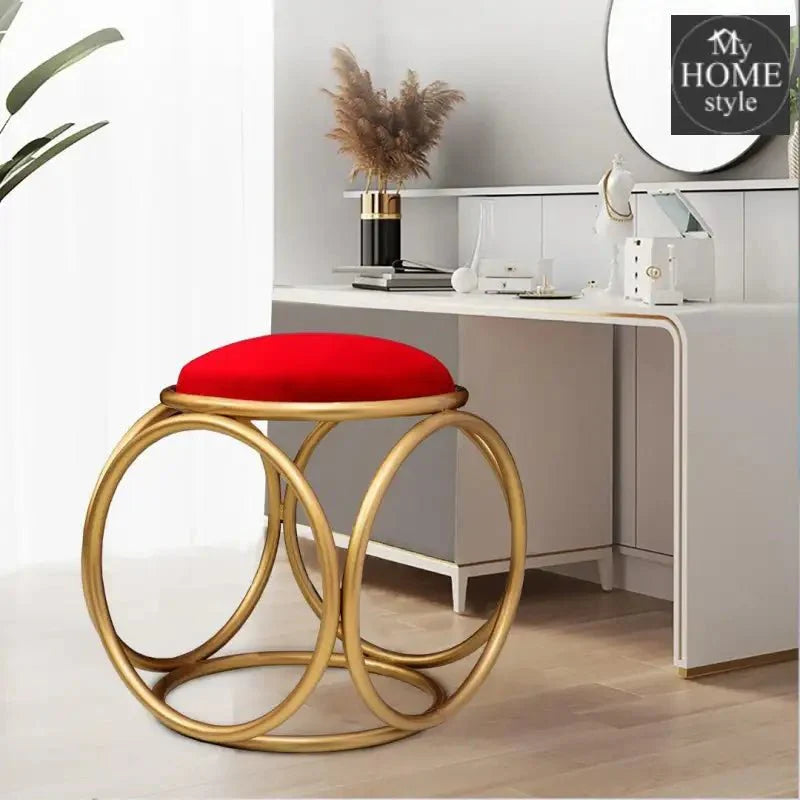 Round stool 1 Seater With Steel Stand -369