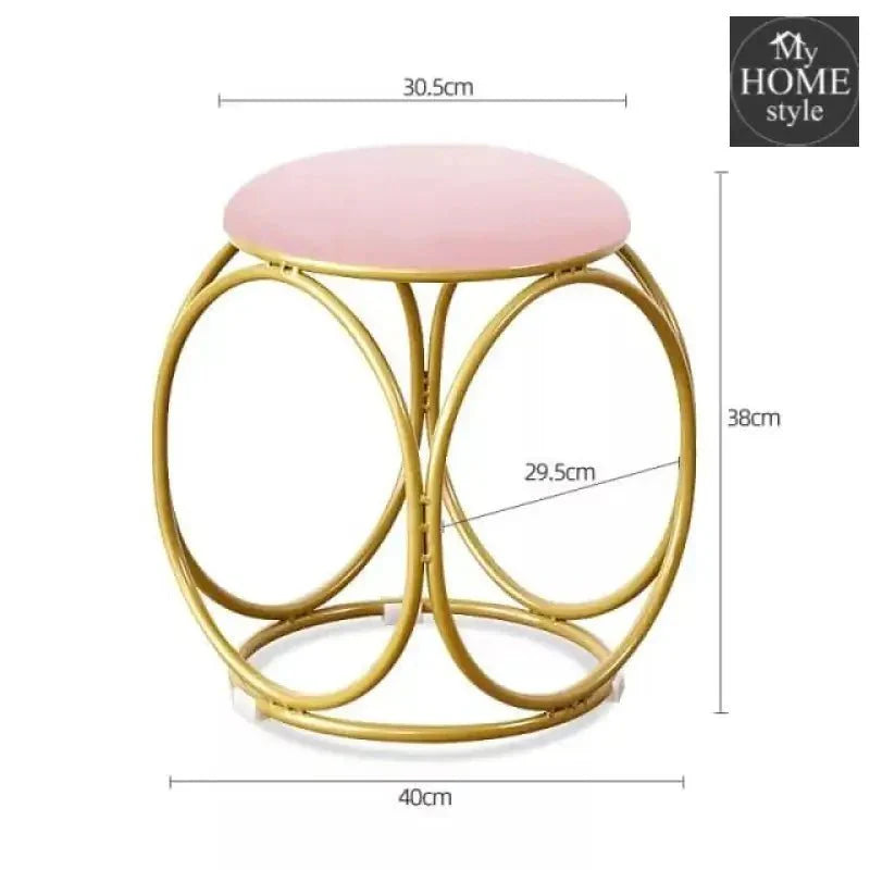 Round stool 1 Seater With Steel Stand -489