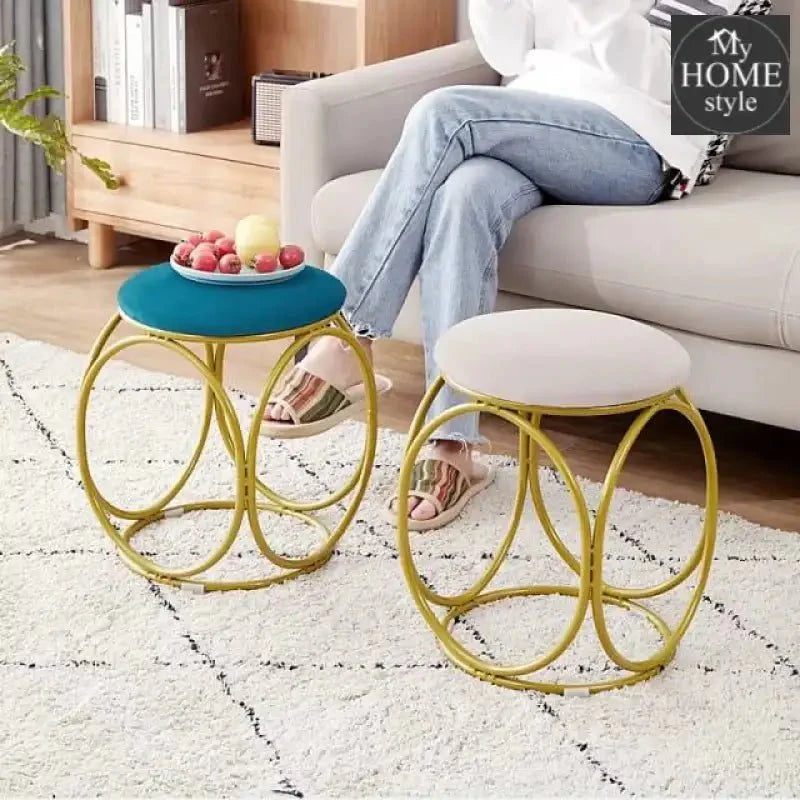 Round stool 1 Seater With Steel Stand -489