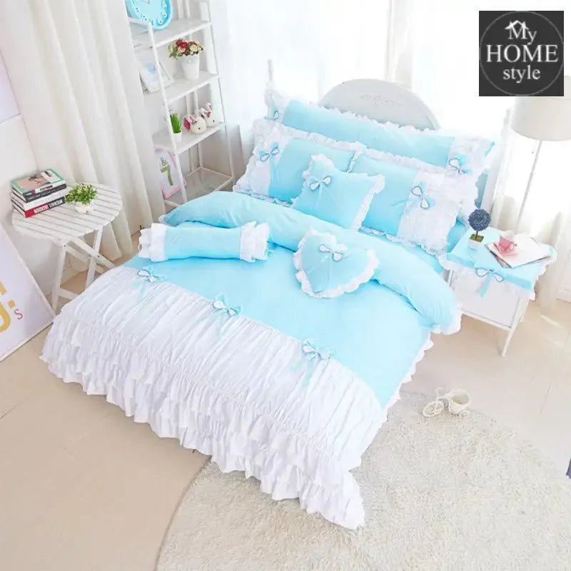 Ruffled Embellished Bridal set