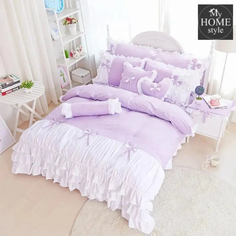 Ruffled Embellished Bridal set