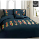 Ruzzana Embroidered Flower 6 Pc's Duvet Set