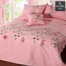Ruzzana Flower Duvet Set 6 Pc's Pink