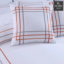 Spectacle Embroidered Quilt Cover Set