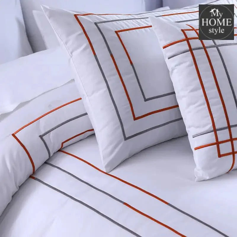 Spectacle Embroidered Quilt Cover Set