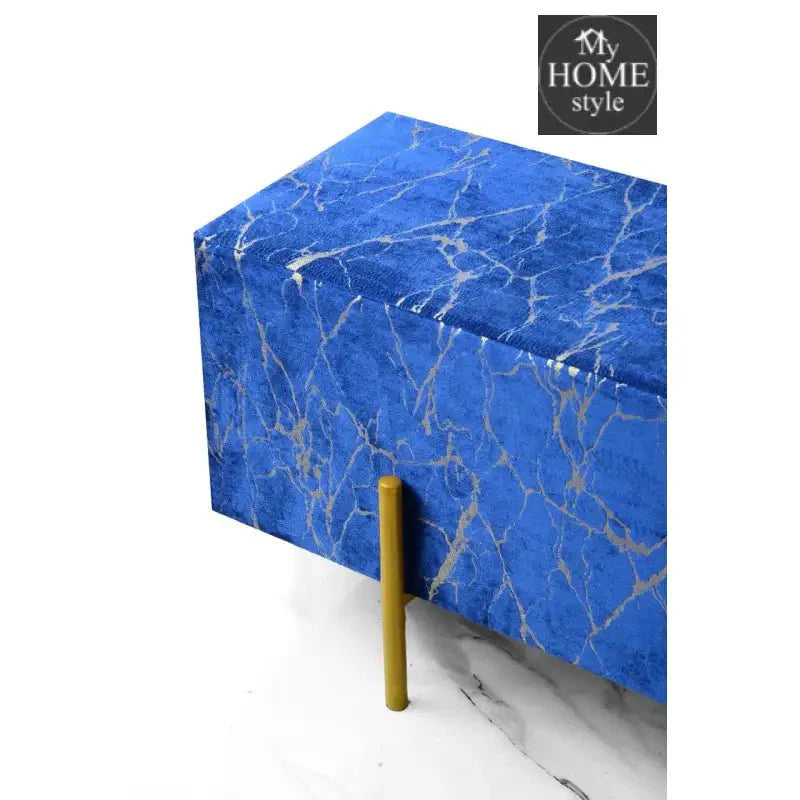 Sprinkle Printed Wooden stool 2 Seater With Steel Stand -1305