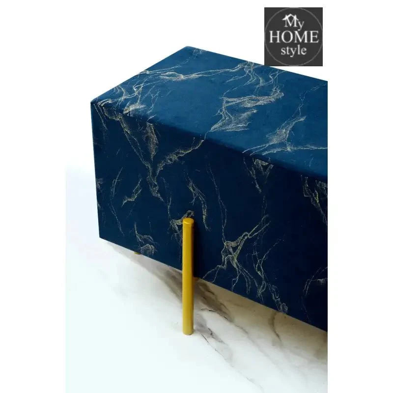 Sprinkle Printed Wooden stool 2 Seater With Steel Stand -1306