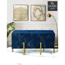 Sprinkle Printed Wooden stool 2 Seater With Steel Stand -1306