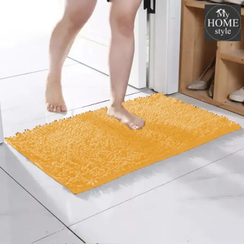 Velvet Anti Slip Bathroom Bath Mat - 035