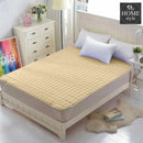 Quilted Waterproof Mattress Pad Beige