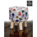 Wooden Round Stool-1076