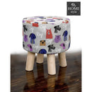 Wooden Round Stool-1078