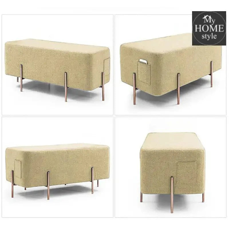 Wooden stool 2 Seater Pocket With Steel Stand -247