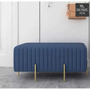 Wooden stool 2 Seater With Steel Stand -1107