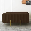 Wooden stool 2 Seater With Steel Stand -193