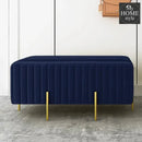 Wooden stool 2 Seater With Steel Stand -197