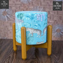 Wooden stool drone shape-124