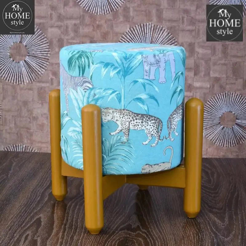 Wooden stool drone shape-124