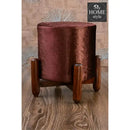 Wooden stool drone shape-66