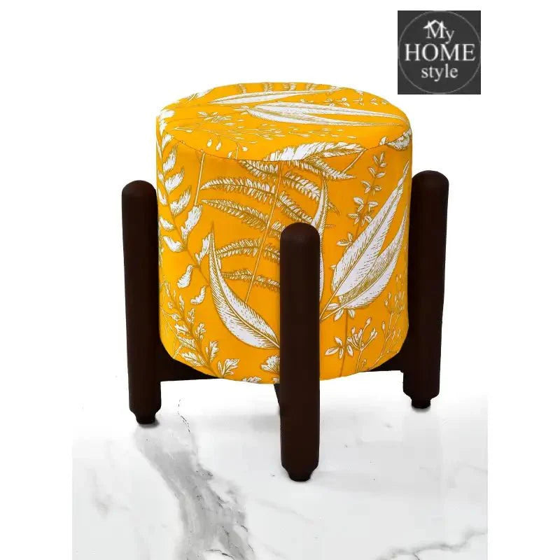 Wooden stool Printed Drone Shape- 1243