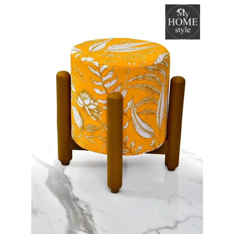 Wooden stool Printed Drone Shape- 1244