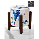 Wooden stool Printed Drone Shape- 1249