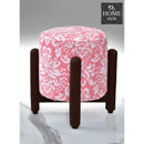 Wooden stool Printed Drone Shape- 1251