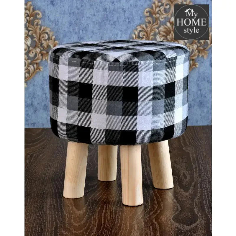 Wooden stool round shape-137