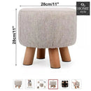Wooden stool round shape-159