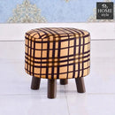 Wooden stool round shape -395