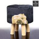 Wooden stool round shape-424