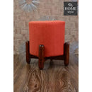 Wooden stool round shape-45